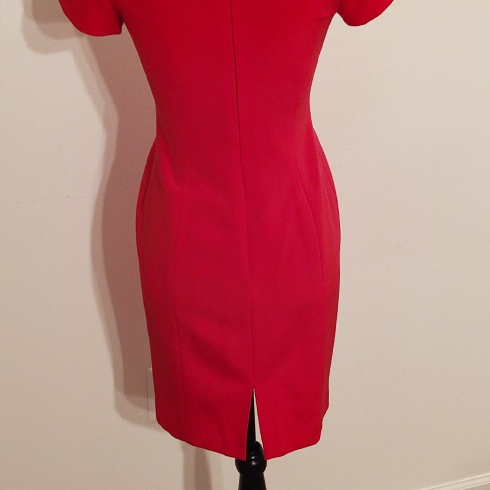 Fuschia | Gillian Women Petites Silk Dress | 2P - Picture 9 of 11